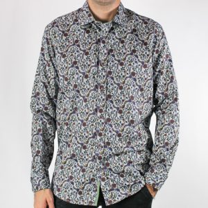 Thomson & Richards Vine Print Shirt-KADEN-01-Hero