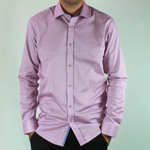 Thomson & Richards Dot Print Shirt-HENDERSON-01-Hero