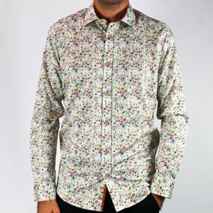 Thomson & Richards Floral Print Shirt-FLORA-01-Hero
